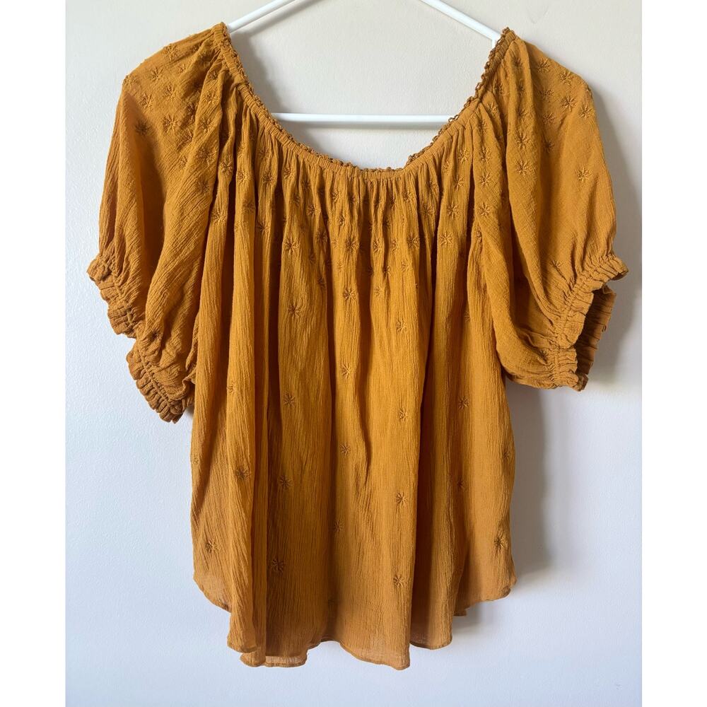 DOEN Anise Top in Golden Hour Embroidered Floral S - Picture 9 of 10